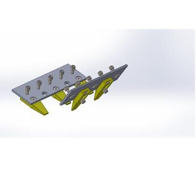 Slitstarka plåtar med grävtänder